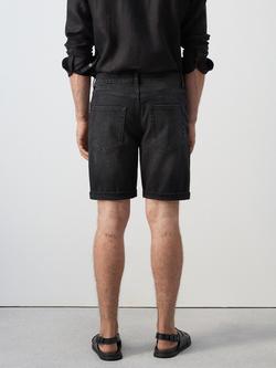 Mango Denim Shorts, Black - view 2, Black