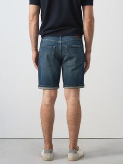 Mango Denim Shorts, Dark Blue - view 2, Dark Blue