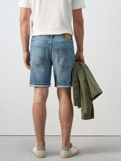 Mango Men's Shorts, Blue - view 2, Blue