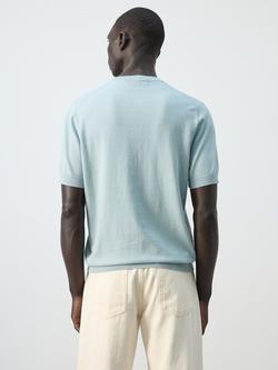 Mango Cotton T-Shirt, Aqua - view 2, Aqua