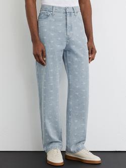 Reiss McLaren Speedmark Interest Jeans, Soft Blue, Soft Blue