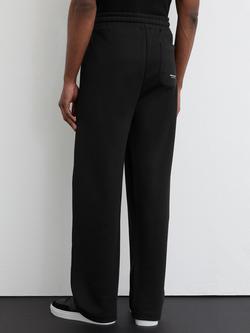 Reiss Vade McLaren Racing Motif Drawstring Cotton Joggers, Washed Black - view 2, Washed Black