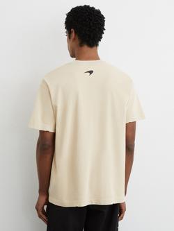 Reiss Arkon Motorsport Regular Fit Cotton T-Shirt, White - view 2, White