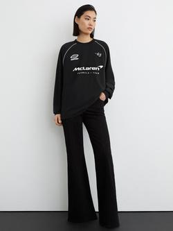 Reiss Halrix McLaren Formula 1 Sweatshirt, Black, Black