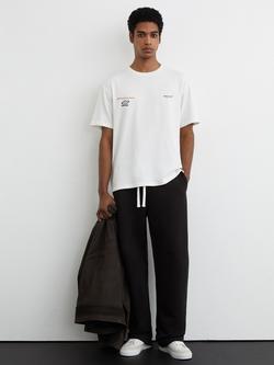 Reiss Nox McLaren Formula 1 Multi Logo Back Regular Fit T-Shirt - view 2, White