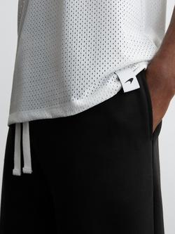 Reiss Orix McLaren Racing Logo-Print Mesh Vest, White - view 2, White