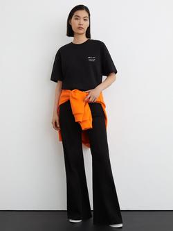 Reiss Stirling McLaren Racing Motorsport Relaxed Fit Cotton T-Shirt, Black - view 2, Black