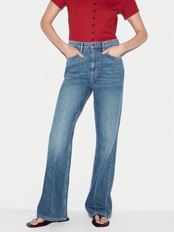 Jigsaw Clive Bootcut Jeans, Mid Blue, Mid Blue