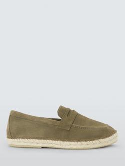John Lewis Salcombe Leather Espadrilles, 314 Trebol, 314 Trebol