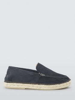 John Lewis Southwold Leather Espadrilles, Night, Night