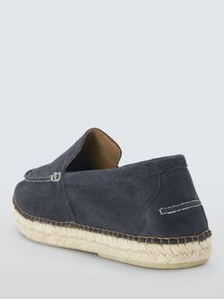John Lewis Southwold Leather Espadrilles, Night - view 2, Night