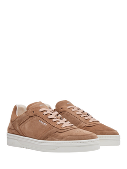 Mallet Barnsley Suede Lace Up Trainers - view 2, Beige