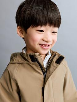 Mango Kids' Hooded Parka Coat, Tobacco - view 2, Tobacco