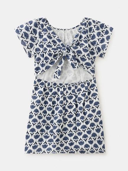 Mango Kids' Vestido Floral A-Line Dress, White - view 2, White