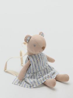Mango Kids' Bear Backpack, Sand, Sand