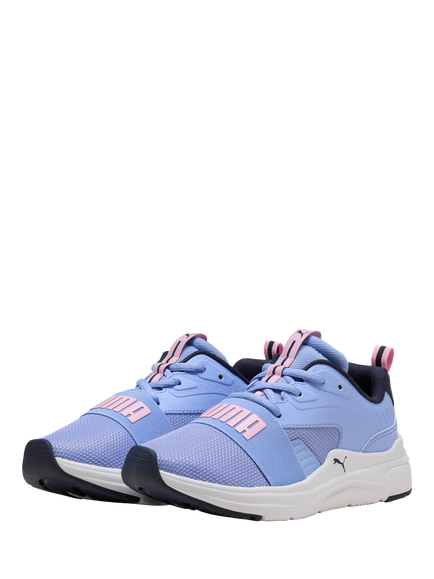 PUMA Kids' Wired 2 Mesh Trainers - view 2, Purple/Pink