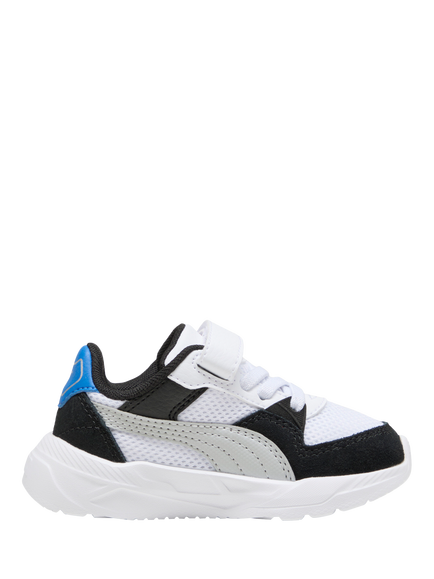 PUMA Kids' Trinity 2 Mesh Trainers, White/Black