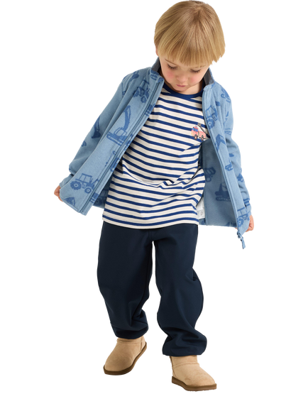 Lindex Baby Waterproof Joggers, Dark Navy, Dark Navy