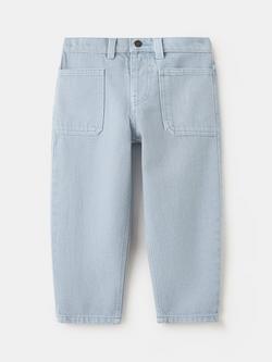 Mango Kids' Denim Jeans, Porcelain, Porcelain
