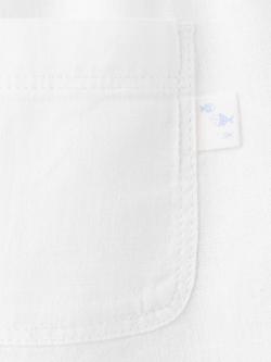Mango Baby Drawstring Waist Linen Blend Trousers - view 2, Off White