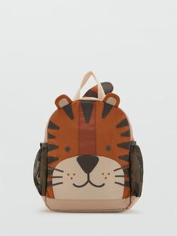 Mango Kids' Tiger Backpack, Sand, Sand