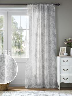 Laura Ashley Tuileries Slot Top Voile Panel, Dove - view 2, Dove