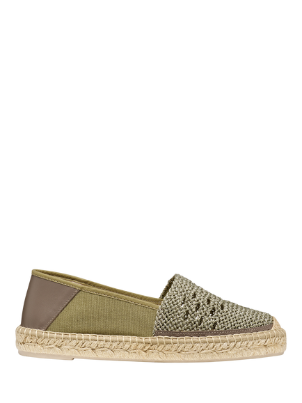 Geox Lampedusa Flat Espadrille Sandals, Sage, Sage