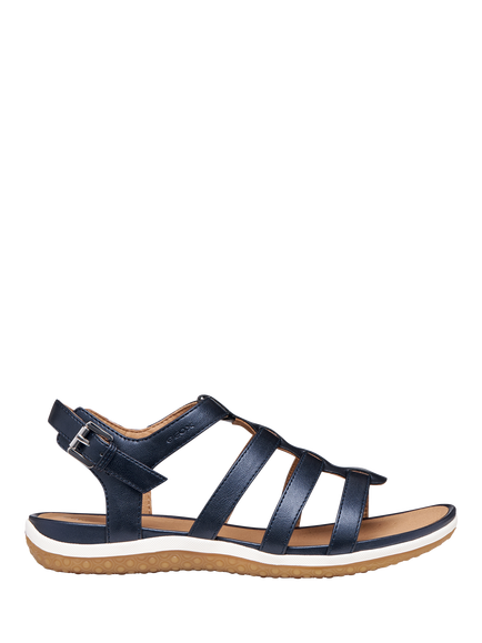 Geox Vega Footbed Strappy Sandals, Dark Blue, Dark Blue