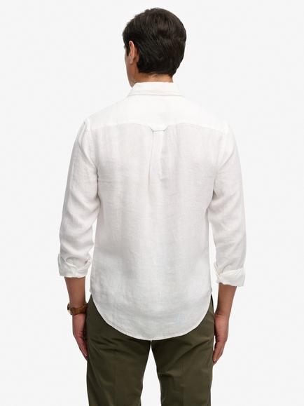 Superdry Riviera Linen Shirt - view 2, Optic