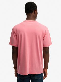 Superdry Roadside Trade Cotton Loose Fit Short Sleeve Graphic T-Shirt - view 2, Desert Rose Pink