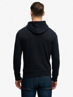 Superdry 1954 Company Cotton Blend Relaxed Hoodie, Dark Navy - view 2, Dark Navy
