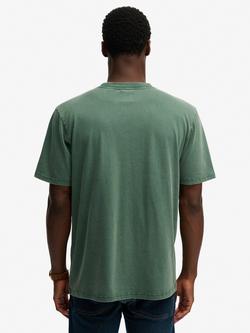 Superdry Roadside Trade Cotton Loose Fit Short Sleeve Graphic T-Shirt - view 2, Hunter Green