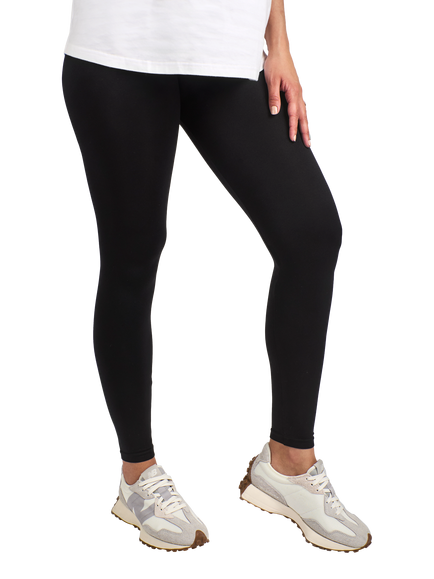 JoJo Maman Bébé Maternity Support Leggings, Black, Black