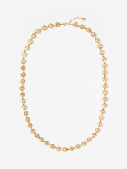Mint Velvet Mini Sun Charm Pendant Necklace, Gold, Gold