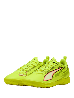 PUMA Kids' Youth ULTRA 6 Lace Up Football Boots - view 2, Yellow Light
