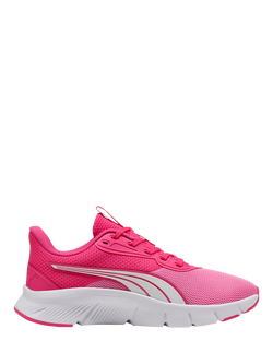 PUMA Kids' Youth FlexFocus Mesh Lace Up Running Shoes, Pink Mid