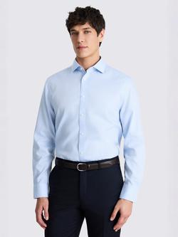 Moss Cotton Regular Fit Non-Iron Oxford Shirt, Sky, Sky