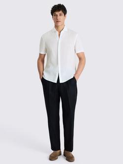 Moss Regular Fit Linen Shirt - view 2, White