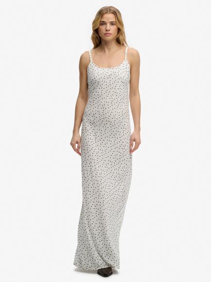 Superdry Floral Cami Maxi Dress, Off White, Off White