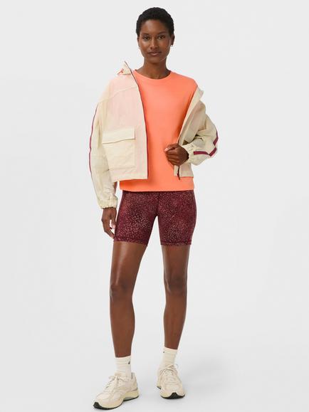 Sweaty Betty Elevated Boxy T-Shirt, Tuscan Orange - view 2, Tuscan Orange