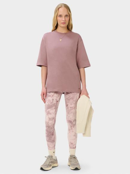 Sweaty Betty Elevated Longline T-Shirt, Duskberry Purple - view 2, Duskberry Purple