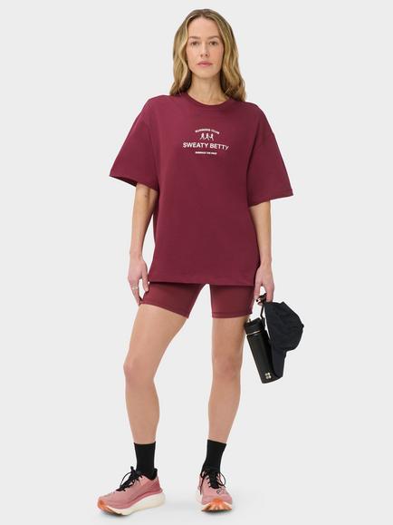 Sweaty Betty Running Club Graphic T-Shirt, Running Club Print - view 2, Running Club Print