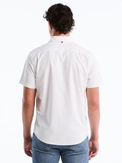 Original Penguin Short Sleeve Cotton Blend Oxford Shirt - view 2, Bright White