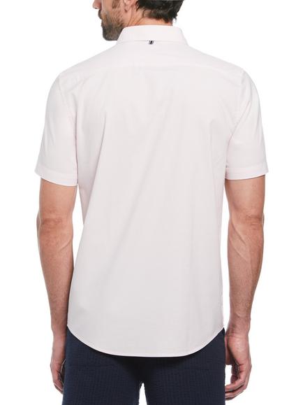 Original Penguin Short Sleeve Cotton Blend Oxford Shirt - view 2, Parfait Pink