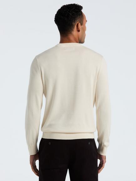 Original Penguin Cotton Jersey Knit Jumper - view 2, Birch