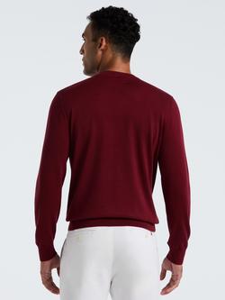 Original Penguin Cotton Jersey Knit Jumper - view 2, Cabernet