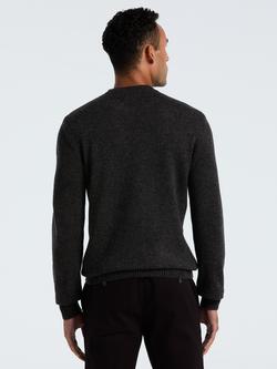 Original Penguin Lambswool Sweater, Charcoal - view 2, Charcoal