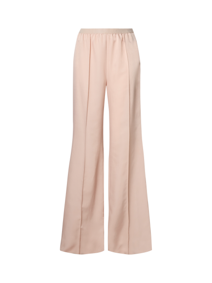 Ida Sjöstedt Lindsay Satin Wide Leg Trousers, Pink - view 2, Pink