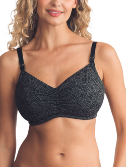 Royce Blossom Nursing Bra, Black/Grey, Black/Grey
