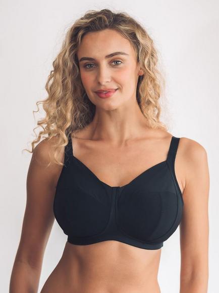 Royce Cara Full Cup Comfort Non-Wired Bra, Black